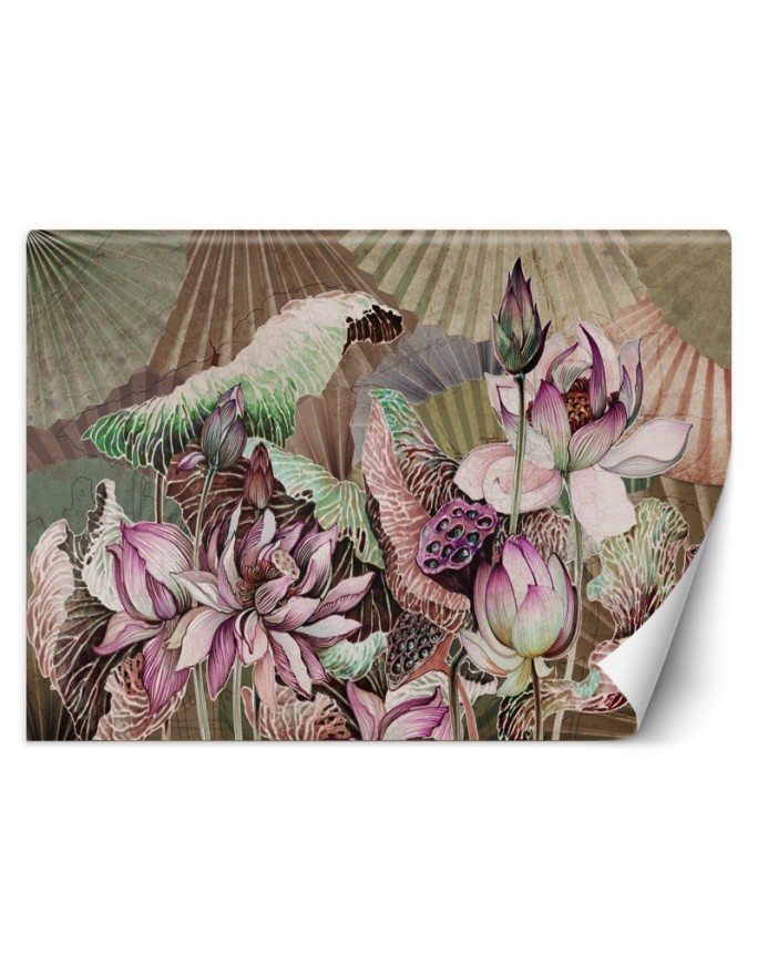 Designerskie fototapety - Kwiaty lotosu | FEEBY