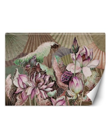 Designerskie fototapety - Kwiaty lotosu | FEEBY