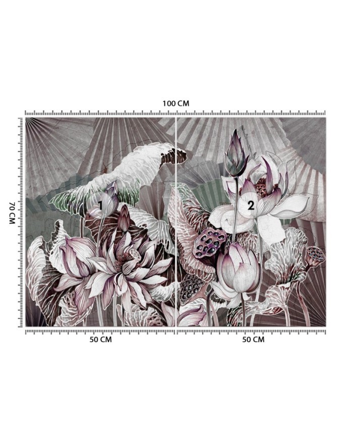 Designerskie fototapety - Kwiaty lotosu | FEEBY