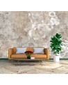 Unikalne fototapety na ścianę - Beton kwiat róży boho | FEEBY