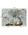 Ekskluzywne fototapety - Ptak na gałęzi 3D | FEEBY