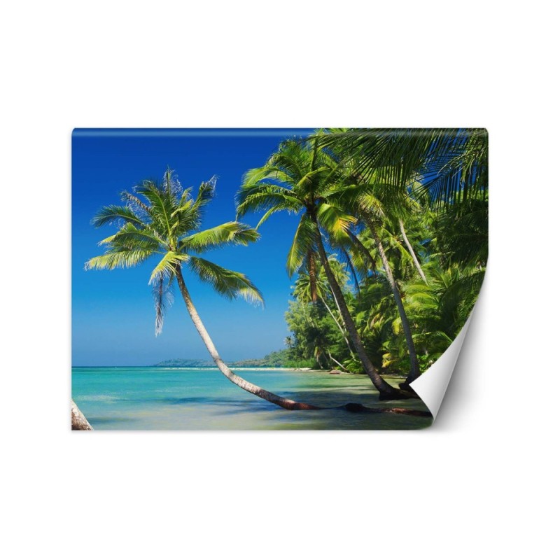 Modern wall murals - Palm trees on a wild island | FEEBY