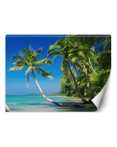 Modern wall murals - Palm trees on a wild island | FEEBY