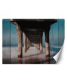 Oryginalne fototapety - Tunel drewniany pod molo | FEEBY
