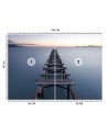 Inspirujące fototapety na ścianę - Jezioro z pomostem | FEEBY