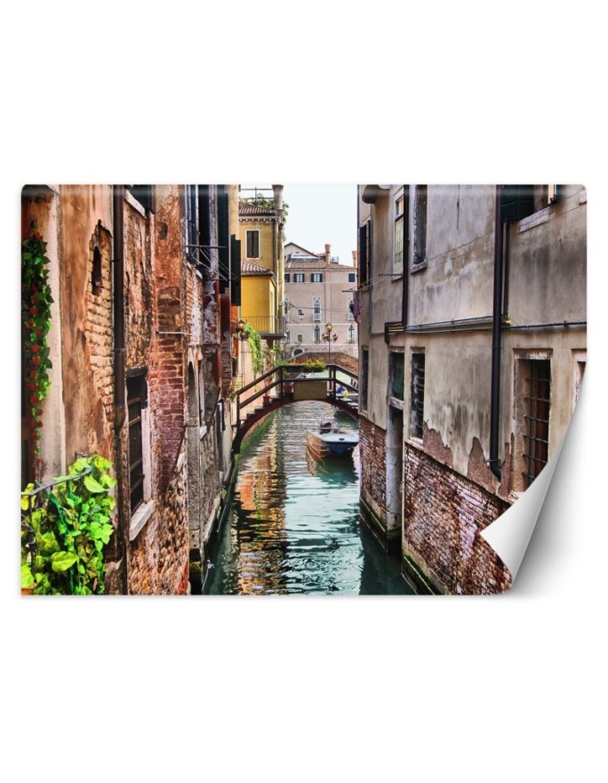 Stylowe fototapety na ścianę - Wenecja most gondola | FEEBY