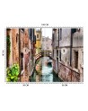 Stylowe fototapety na ścianę - Wenecja most gondola | FEEBY