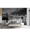 Photo Wallpaper - Brooklyn Bridge at night New York | FEEBY