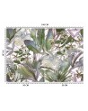 Egzotyczne fototapety - Monstera i tropikalne liście w pastelach | FEEBY