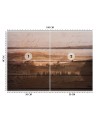 Designerskie fototapety - Las deski vintage | FEEBY
