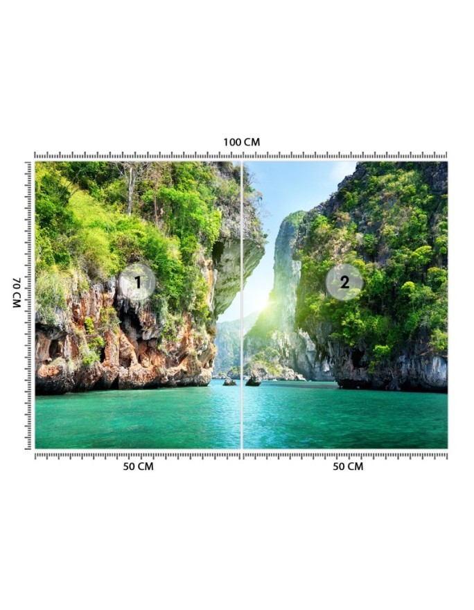 Najmodniejsze fototapety na ścianę - Tropikalna zatoka | FEEBY