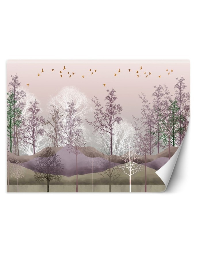 Unikalne fototapety na ścianę - Ptaki las natura | FEEBY
