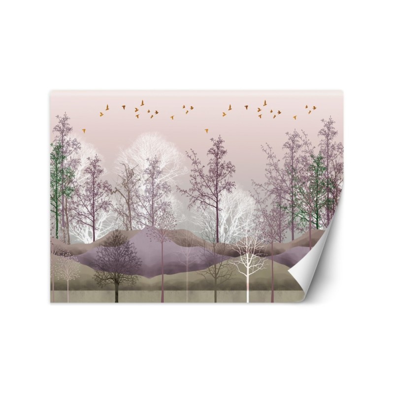 Unikalne fototapety na ścianę - Ptaki las natura | FEEBY