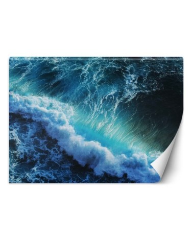 Stylish wall murals - Blue waves | FEEBY