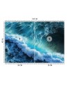 Stylowe fototapety na ścianę - Błękitne fale | FEEBY