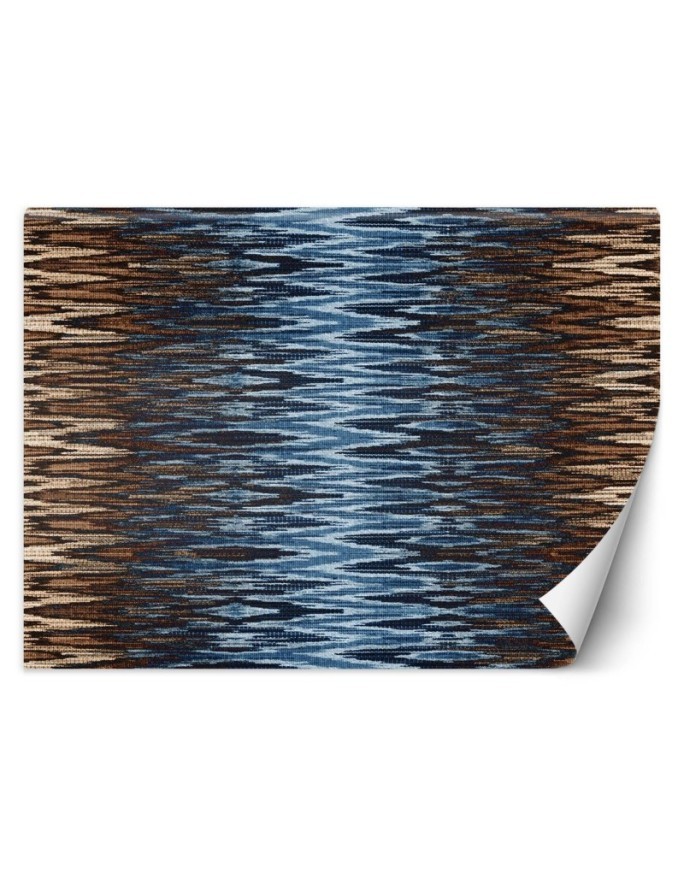Modern Wallpaper - Abstract blue and brown pattern | FEEBY