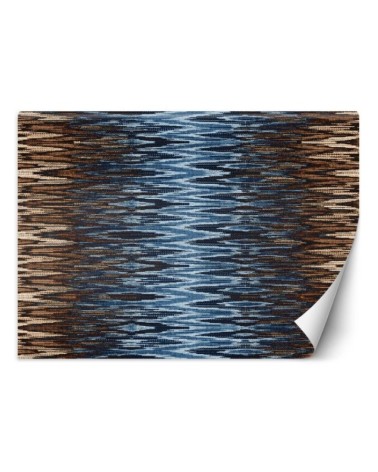 Modern Wallpaper - Abstract blue and brown pattern | FEEBY
