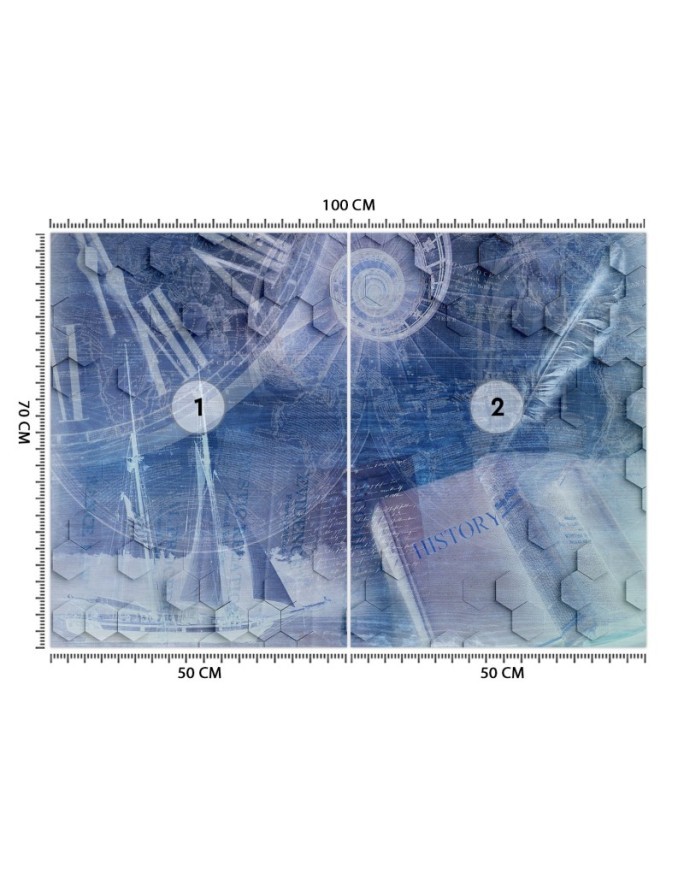 Wyjątkowe fototapety - Zegar abstrakcja | FEEBY