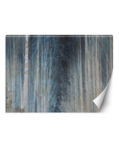 Modern Wallpaper - Blue forest Trees | FEEBY