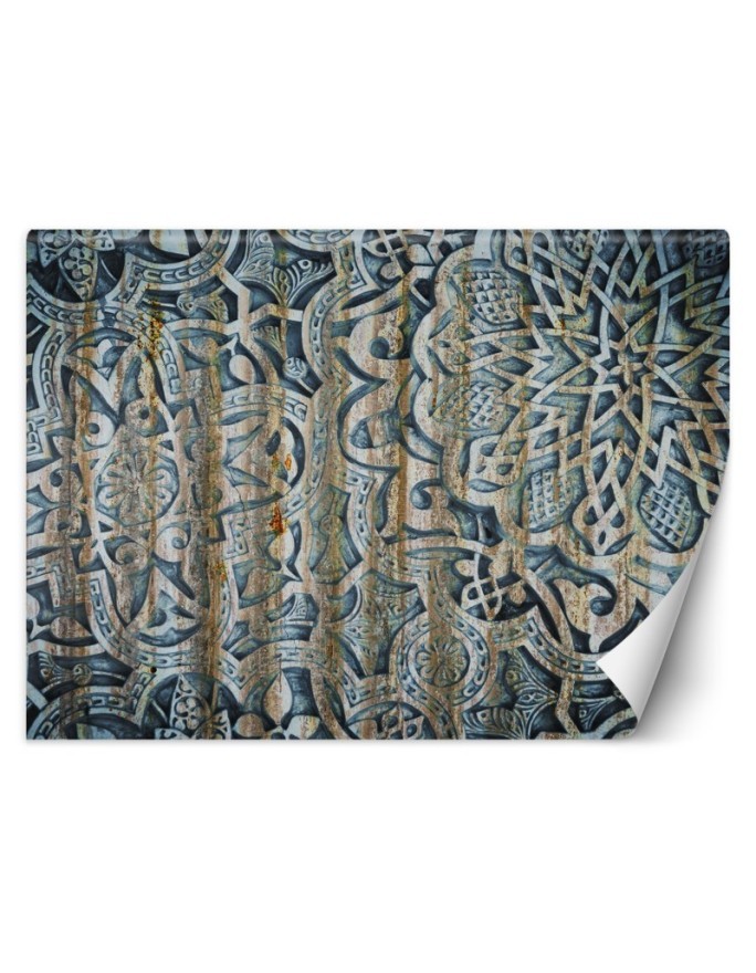 Stylowe fototapety na ścianę - Mandala Kształty Błękit | FEEBY