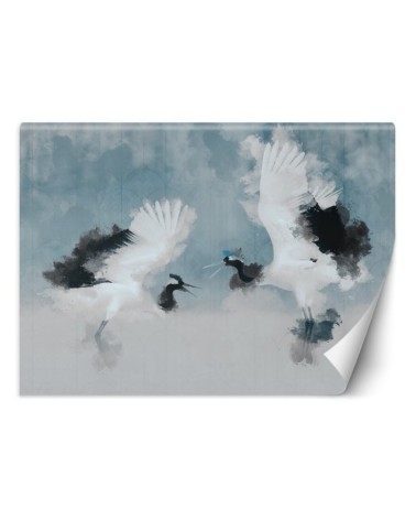 Nature Wallpapers - Two herons abstract | FEEBY