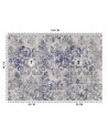 Stylowe fototapety - Kafelki portugalskie w tle niebieski ornament | FEEBY