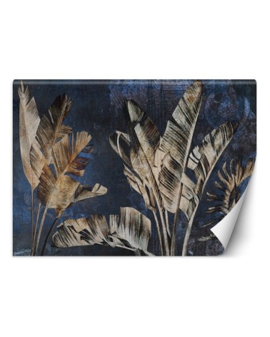 Exotic Wall Murals - Banana Leafs White | FEEBY