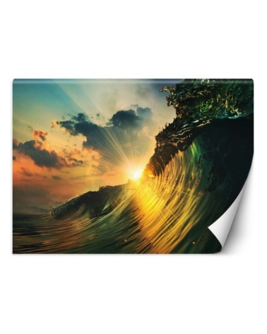 Most fashionable wall murals - Sunset waves | FEEBY