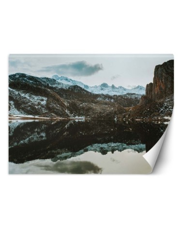 Beautiful wall murals - Lake in the mountains nature | FEEBY