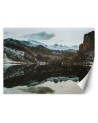 Piękne fototapety - Jezioro w górach natura | FEEBY