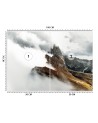 Fototapety do salonu - Góry mgła chmury | FEEBY