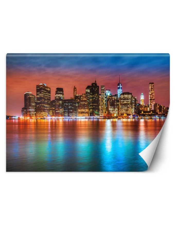 Nowoczesne fototapety - Manhattan nocą | FEEBY