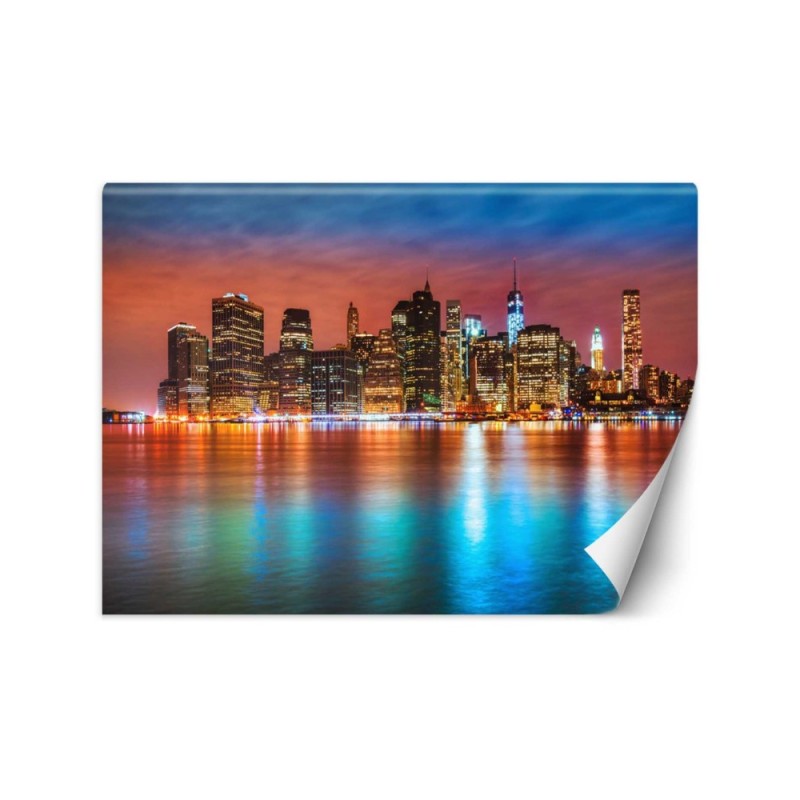 Nowoczesne fototapety - Manhattan nocą | FEEBY