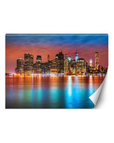 Modern wall murals - Manhattan at night | FEEBY
