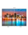 Nowoczesne fototapety - Manhattan nocą | FEEBY