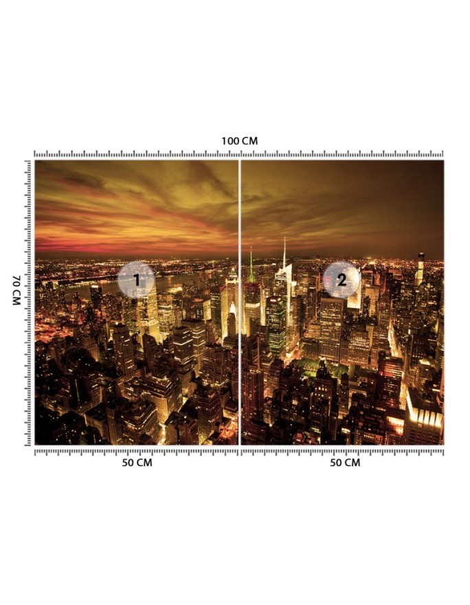 Nowoczesne fototapety do salonu - Nowy jork Manhattan | FEEBY