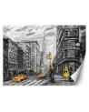 Inspirujące fototapety do salonu - Nowy Jork taxi | FEEBY