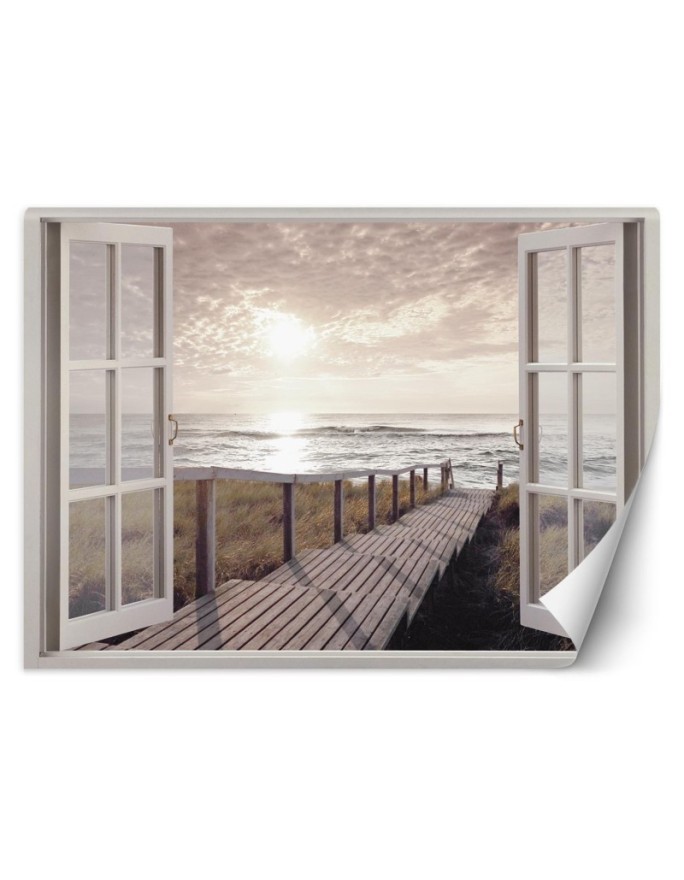 The most fashionable Wallpapers - Beach deck window | FEEBY