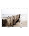 Nowoczesne fototapety - Falochron nad morzem | FEEBY