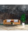 Eleganckie fototapety do salonu - Drzewa beton struktura | FEEBY