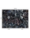 Ekskluzywne fototapety - Struktura minerału w skali makro | FEEBY