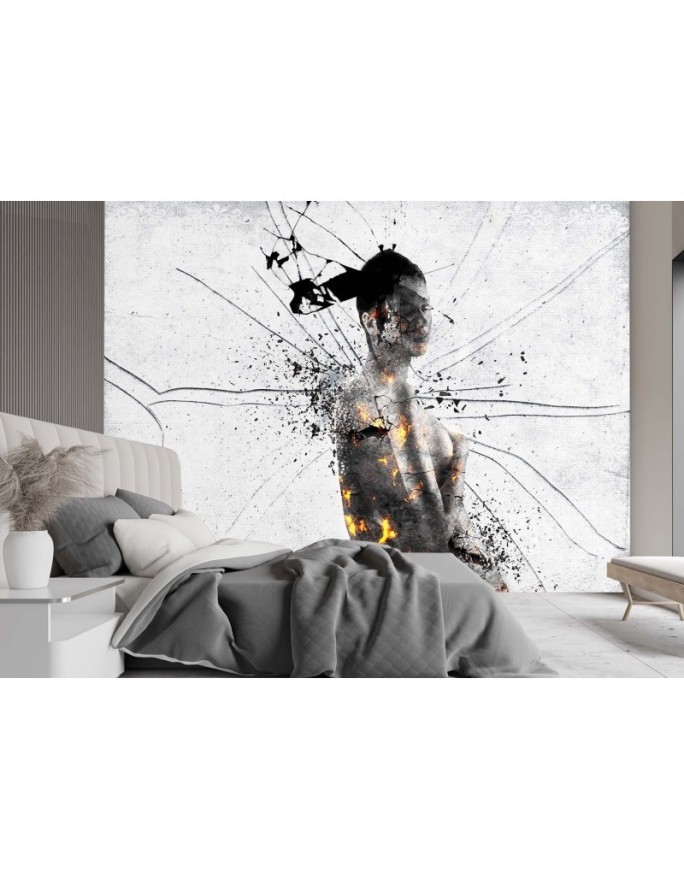 Najmodniejsze fototapety - Rozbita kobieta abstrakcja | FEEBY