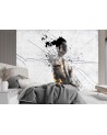 Najmodniejsze fototapety - Rozbita kobieta abstrakcja | FEEBY