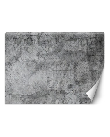 Unique Wallpapers for the living room - Grey ornament | FEEBY