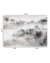 Najmodniejsze fototapety do salonu - Łąka mgła drzewa | FEEBY