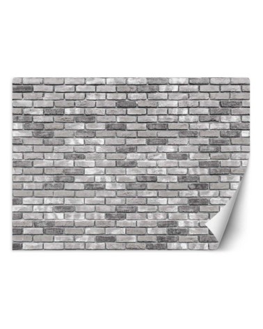 Oryginalne fototapety - Mur z szarej cegły | FEEBY