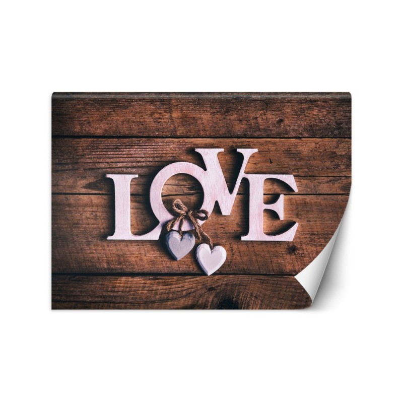 Piękne fototapety - Napis Love 3D | FEEBY