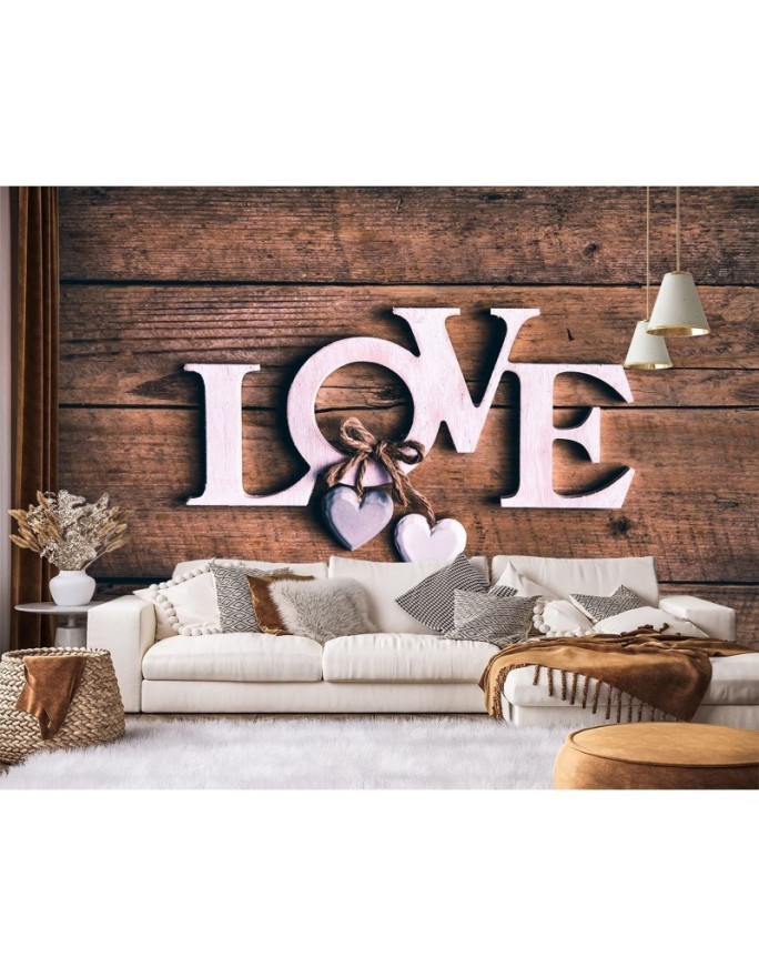 Piękne fototapety - Napis Love 3D | FEEBY
