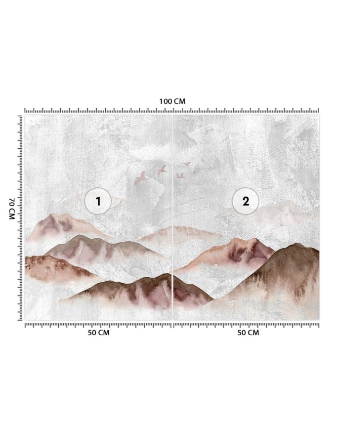 Oryginalne fototapety - Ptaki nad górami | FEEBY