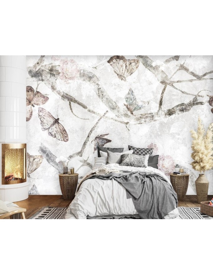 Unique wall murals - Watercolour butterflies | FEEBY